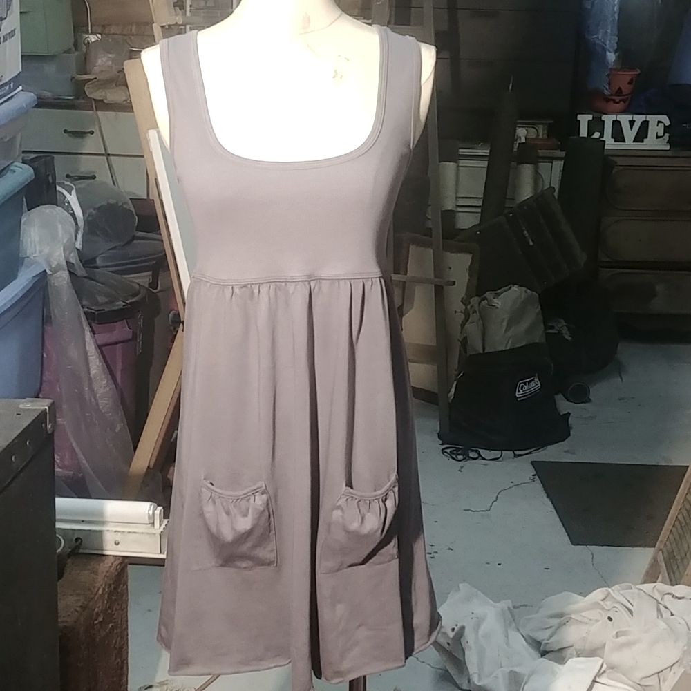 Gray Tank Top Dress
